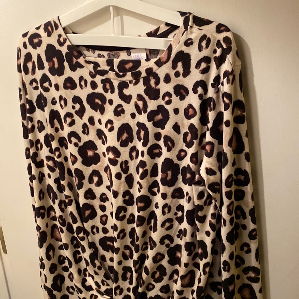 NWT PJ SET TARGET STARS ABOVE STUCCO LEOPARD SZ XL